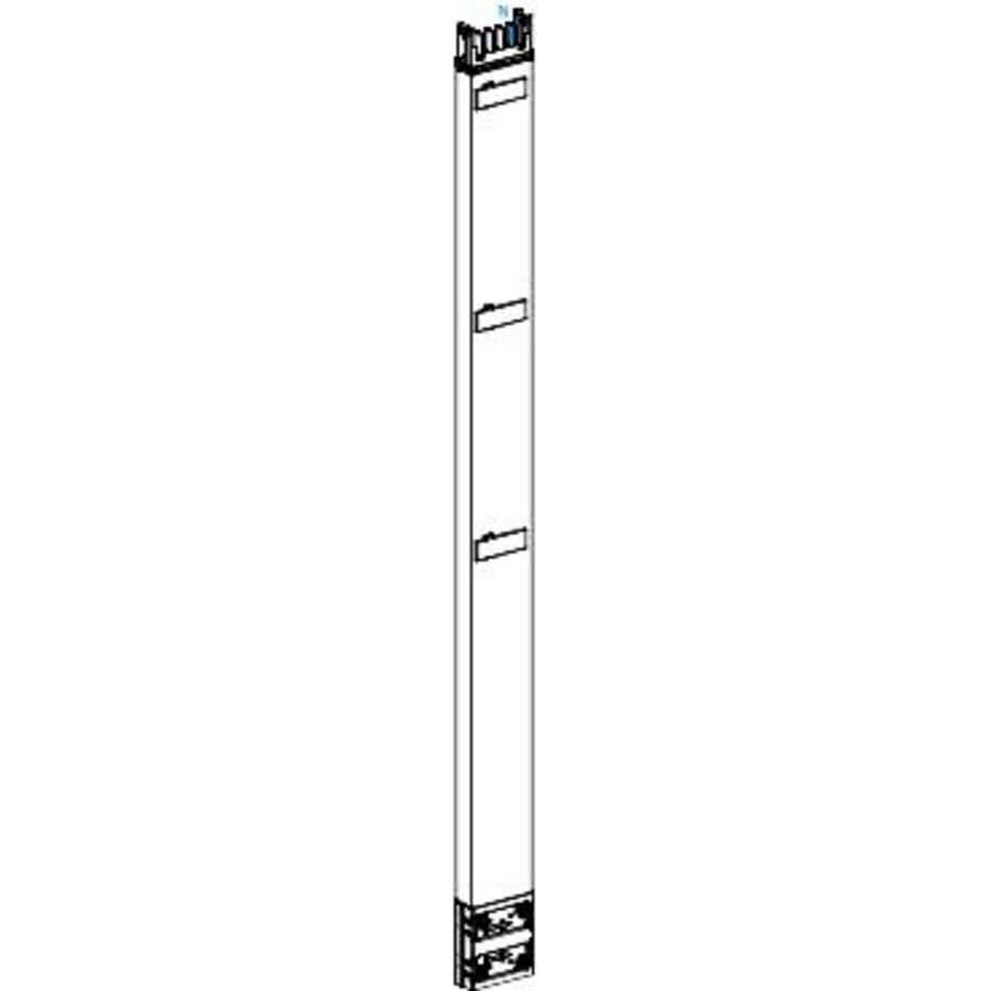 Stijgend distr.-element 100A 3 Aftakkingen 3L+N+PE