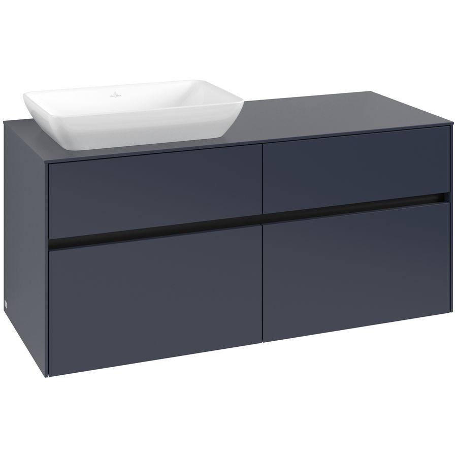 Wastafelonderkast Collaro 1200x548x500mm Marine Blue C113B0VQ