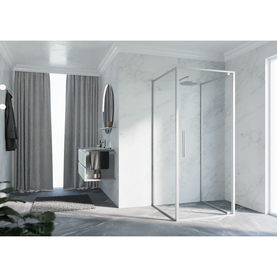 Draaideur RIGA G 660-690x2000mm helder glas profiel matchroom