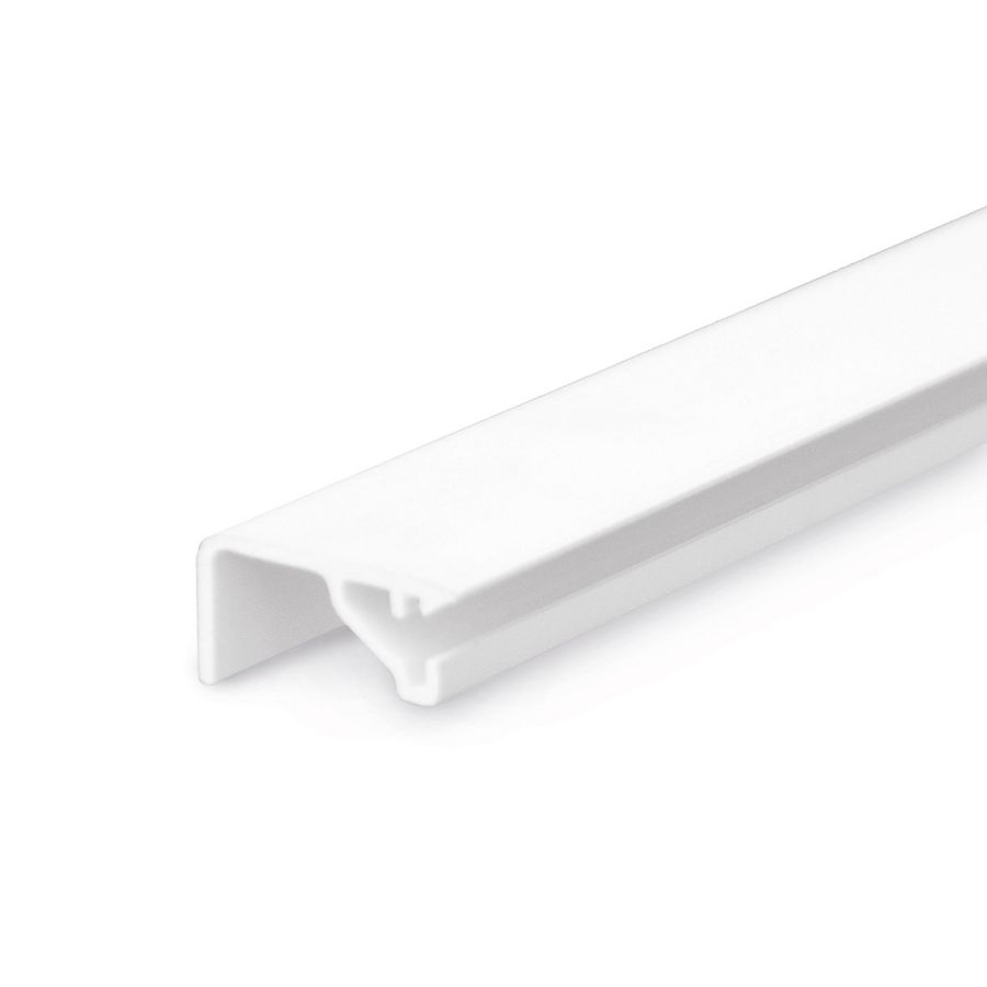 Lengte a 2m. scheidingswand voor hoogte 100mm wit voor koker 60mm