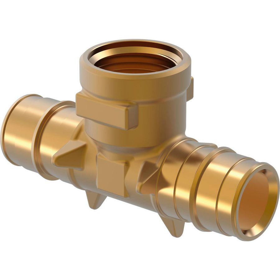 T-koppeling verlopend schuif Q&E PL 25x3/4"bn.x25mm