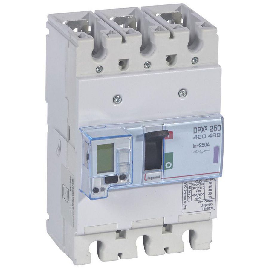 Vermogensschakelaar 250-e + mt 3-polig 250A 50kA DPX3