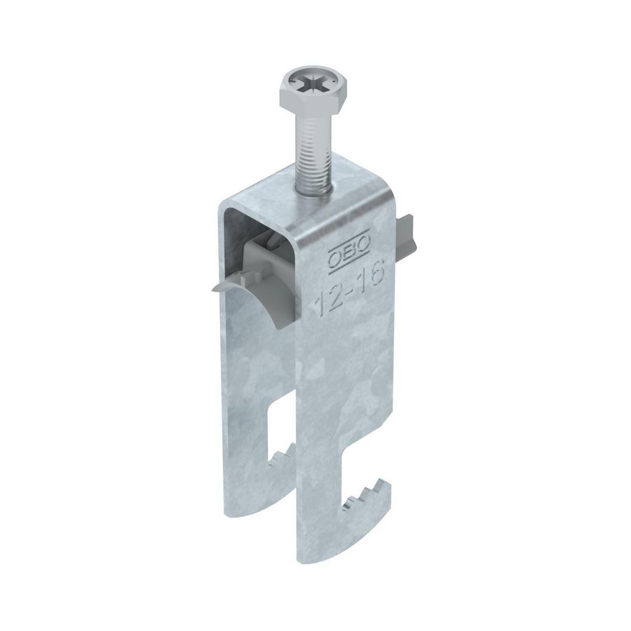 Beugelklem 2056 2-voudig 12-16mm staal thermisch verzinkt 1187609 VVE=50