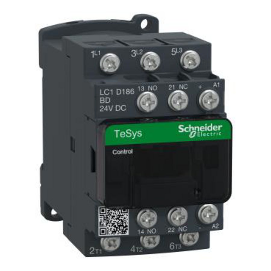 Contactor 3M HC M+V AC-3<=440V 18A Stuurspanning 24V D