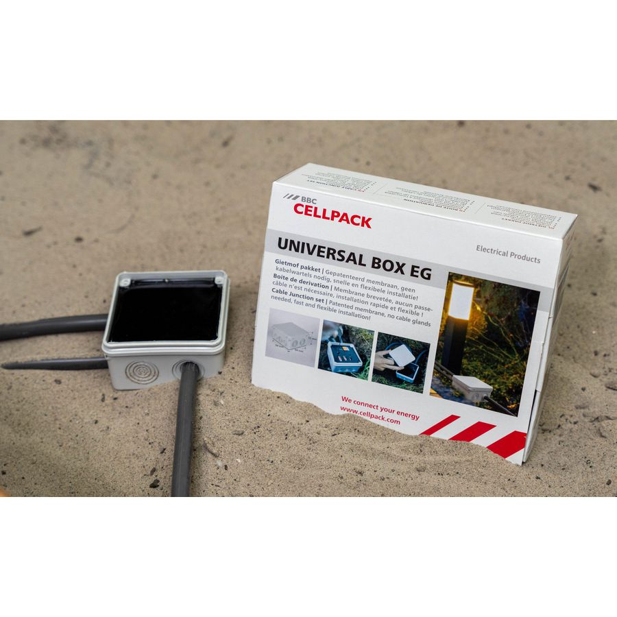 Kabeldoos universeel gietharspakket incl. EG 370ml