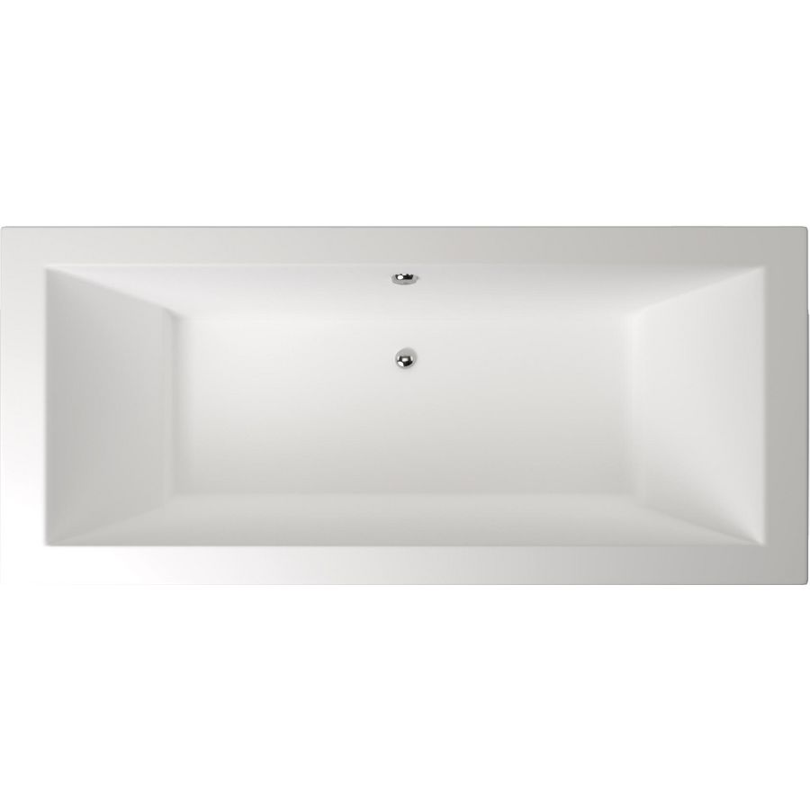 Ligbad duo Agape 180x80cm mat wit excl. poten