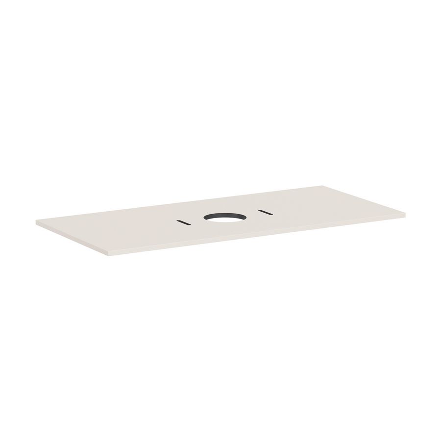 Console Xilesa E 1180/550 met uitsparing  midden waskom z. kraangat SMB