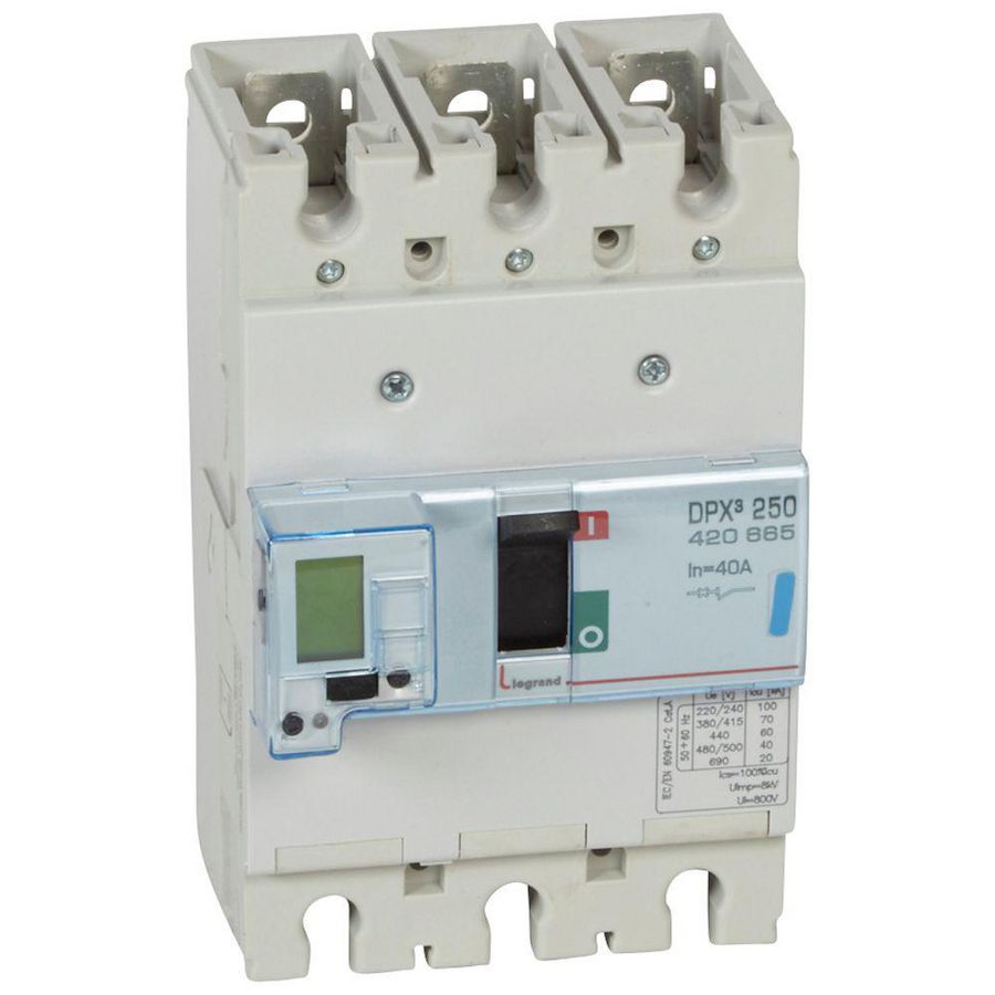 Vermogensschakelaar 250-e + mt 3-polig 40A 70kA DPX3