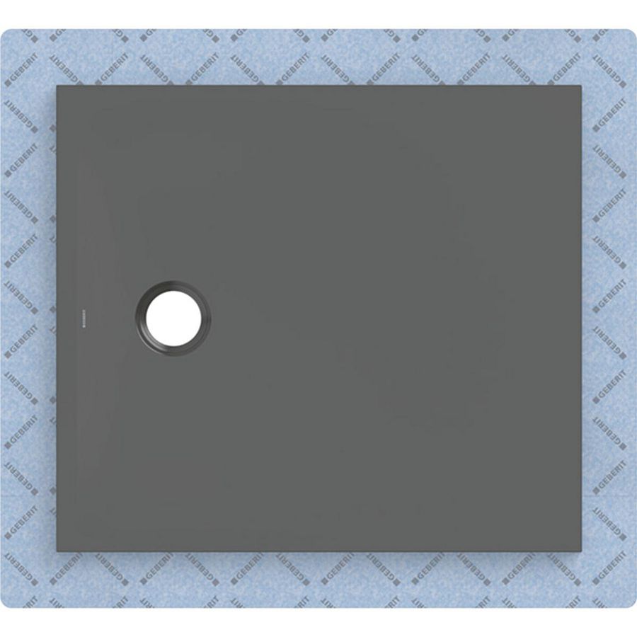 Douchevloer CleanFloor30 met afdichtingsvlies grafiet: 90x80cm