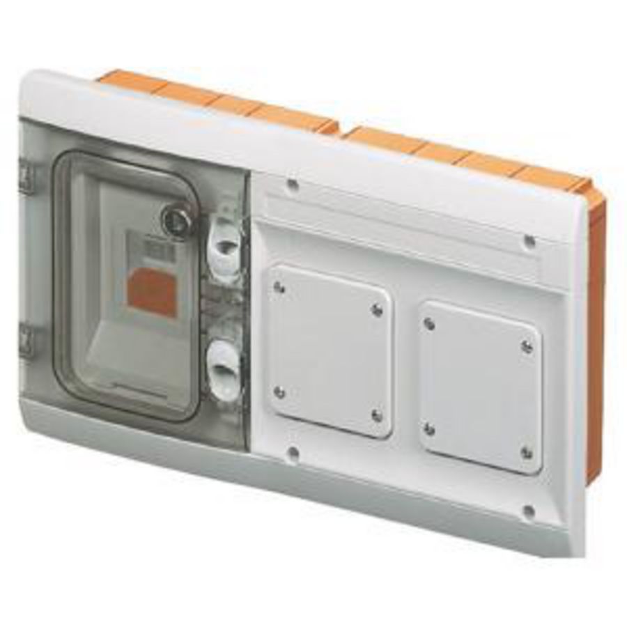 INBOUWCOMBINATIEBORD VOORBEREID MODULAIRE APPARATEN 2 FLENZE