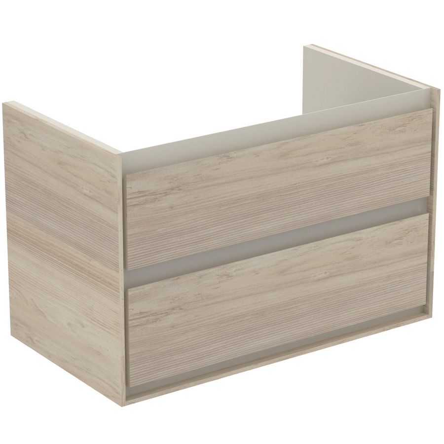 Conn.air wast.meubel 800x440mm licht pijnboom/mat beige 2xla