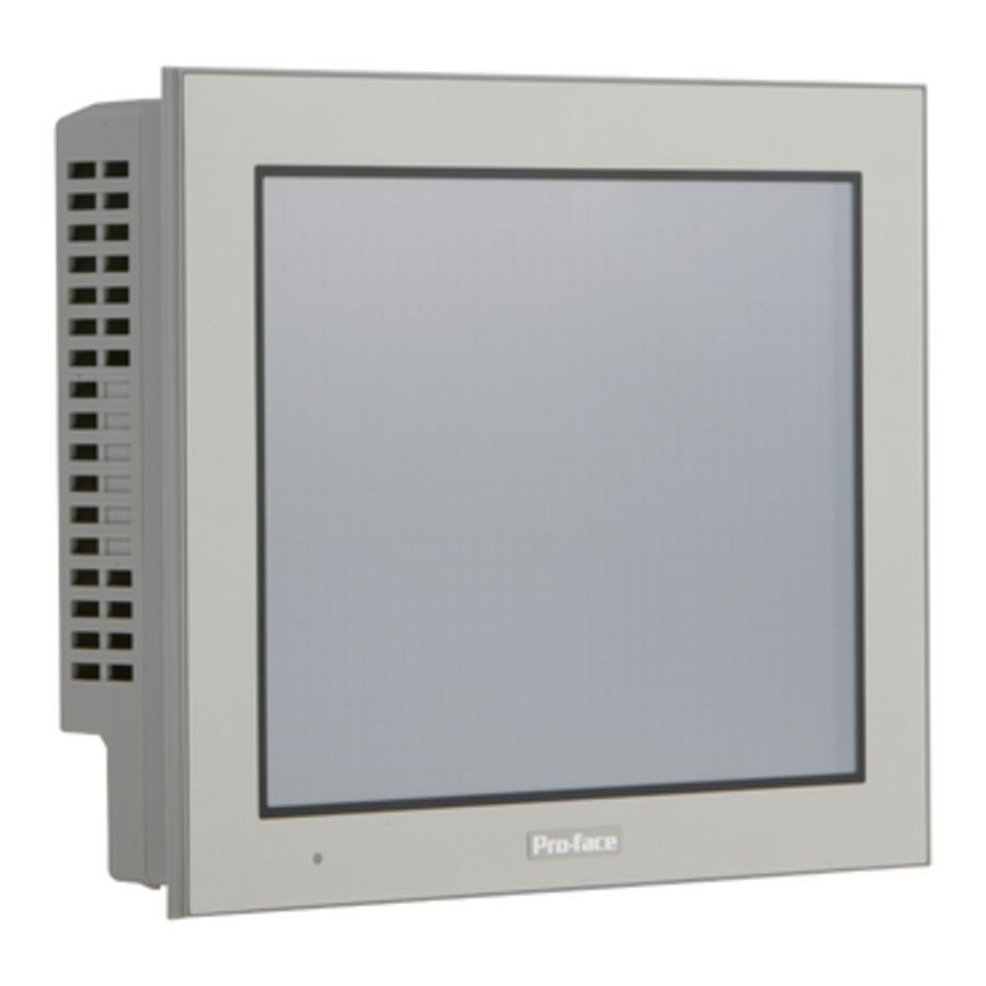 Advanced touchscreen 640 x 480 pixels VGA 10.4" TFT Proface