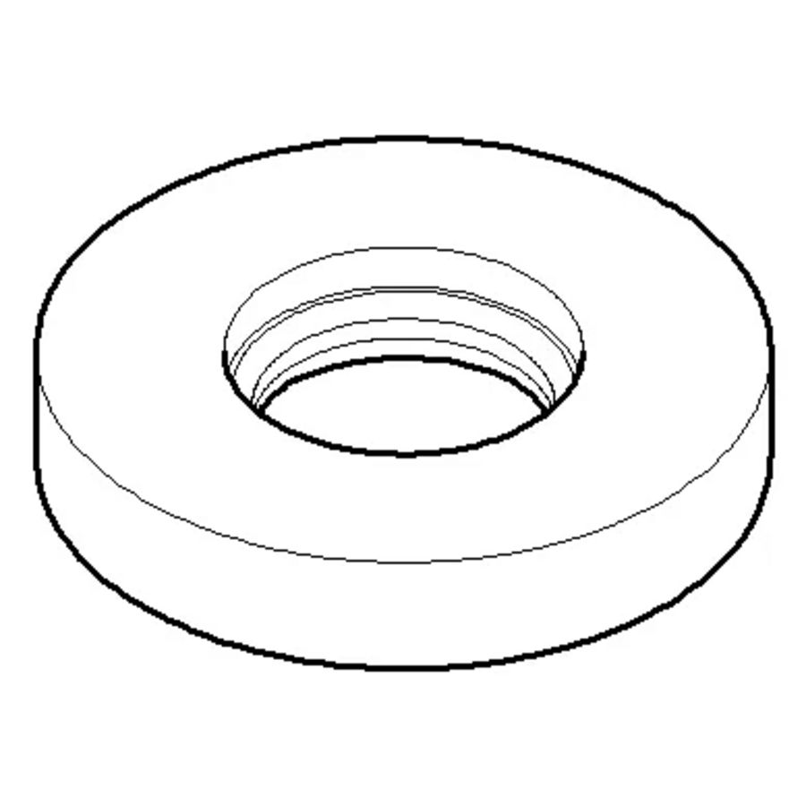 Rozet v. toiletkraan 45x8mm Dark Platinum gebors.