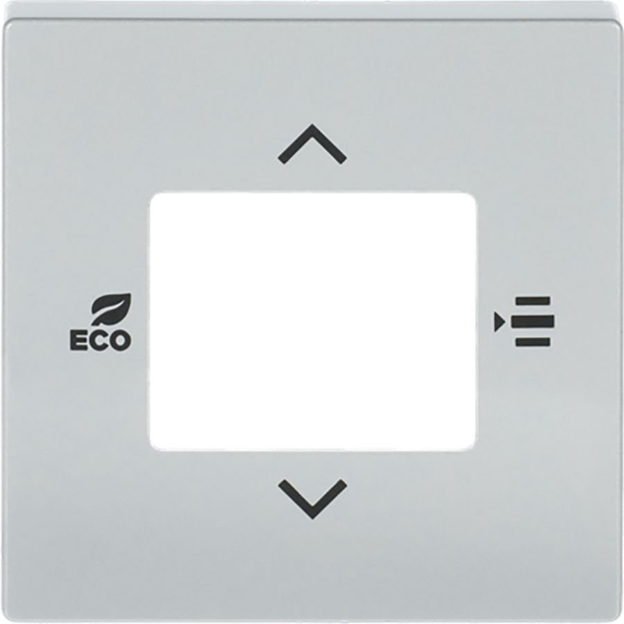 KNX Centraalplaat voor thermostaat f-aluzilver (6109/03-83)