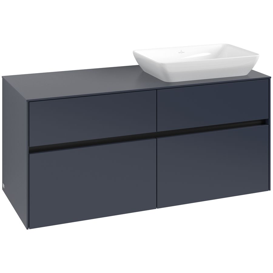 Wastafelonderkast Collaro 1200x548x500mm Marine Blue C114B0VQ