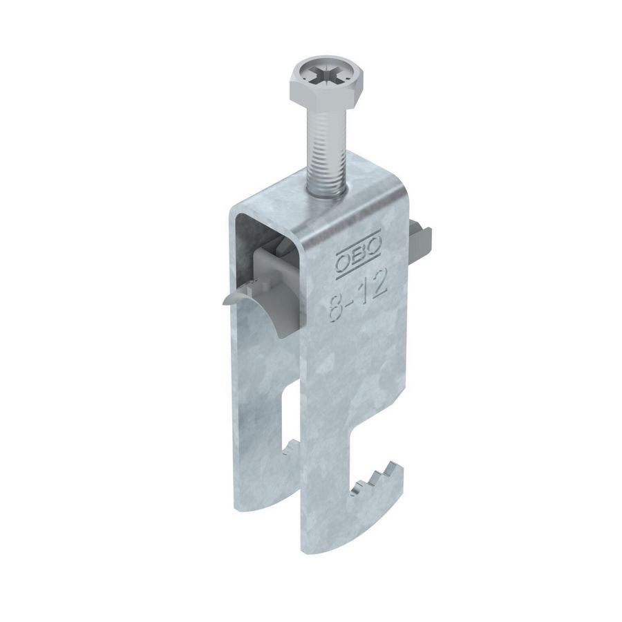 Beugelklem 2056 2-voudig 08-12mm Staal thermisch verzinkt VVE=50