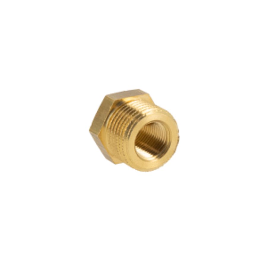 Verloopring messing 3/8" bt. x 1/8" bn.