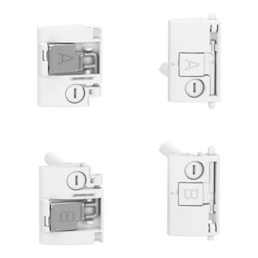 Set van 2 scharnieren voor opbouwkasten PrismaSeT S – 13 / 1