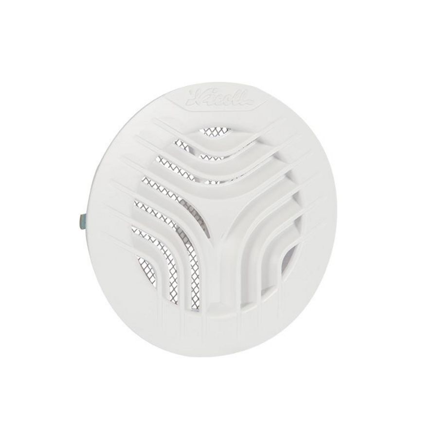 Ventilatierooster+klemmen Ø110mm wit