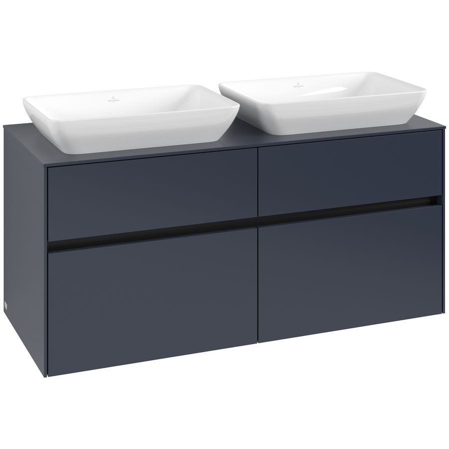 Wastafelonderkast Collaro 1200x548x500mm Marine Blue C115B0VQ