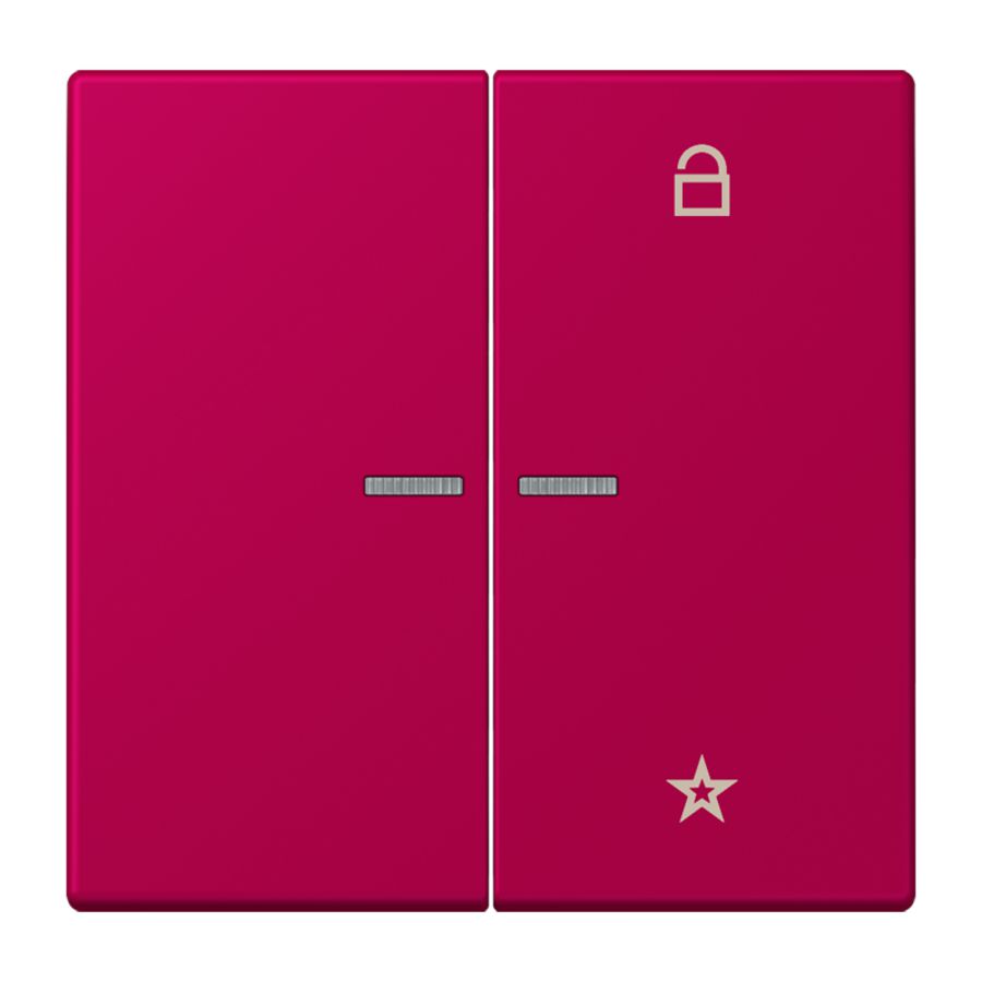 Stuurafdekking universeel 1-voudig LC32101 eNet