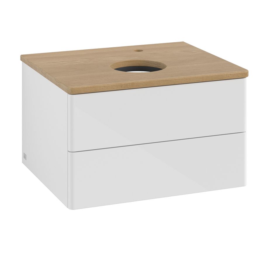Wastafelonderkast Antao 600x360x500mm G.White.L K18051GF