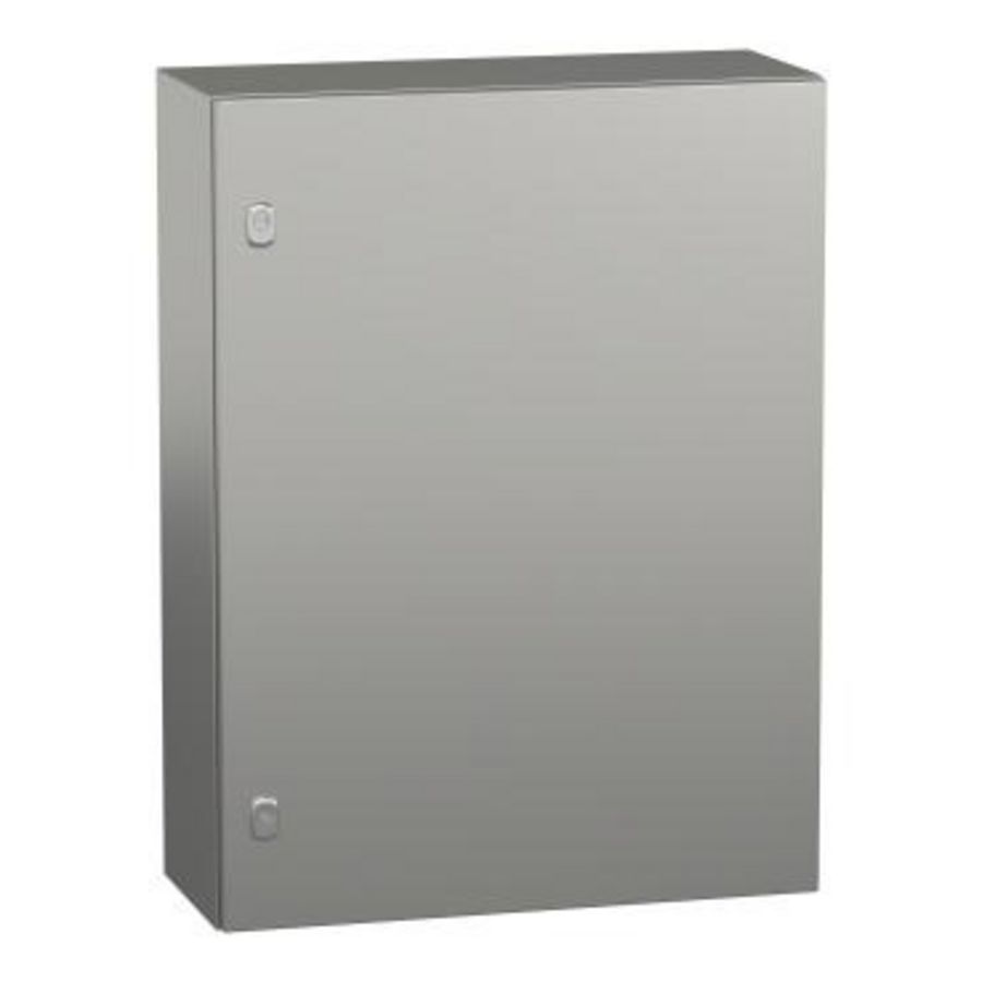 Kast Volle deur 800x600x250mm RVS 316L Scotch Br Spacial S3X