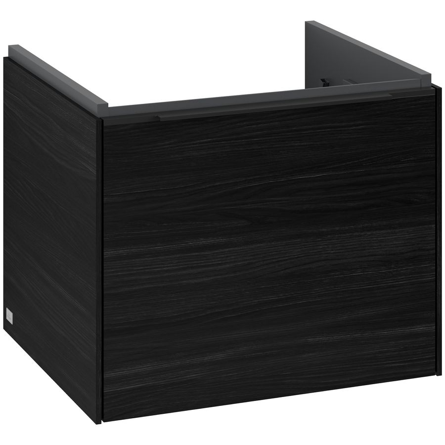 Wastafelonderkastkast SUBWAY 3.0 523x429x447,5mm Black Oak C57901AB greep Volcano Black