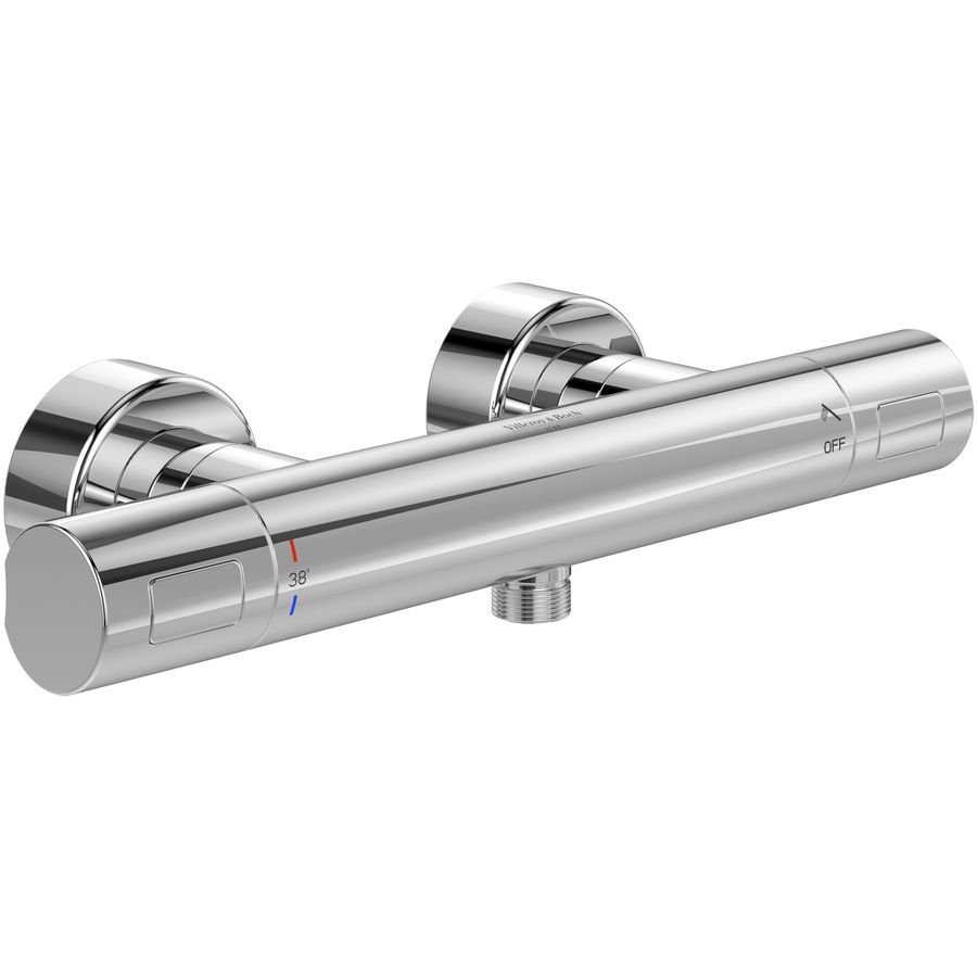 Douchethermostaat  Universal Taps & Fittings Chrome hoh 150mm incl. S-koppelingen TVS00001700061