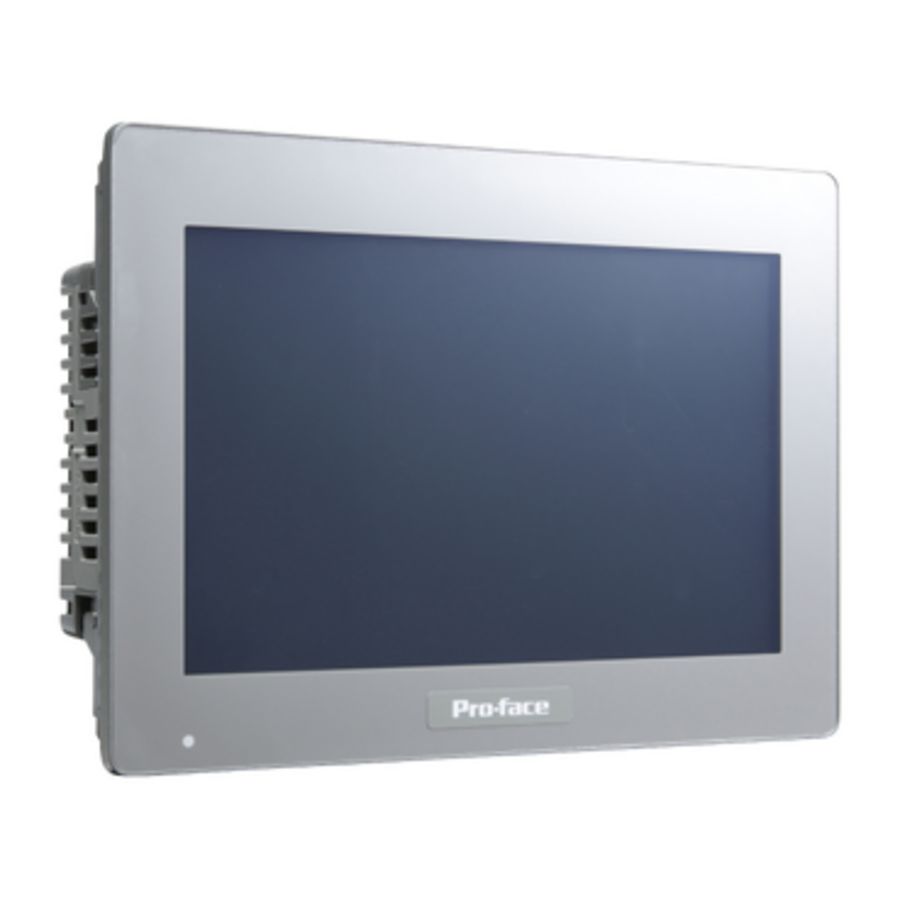 Advanced touchscreen 10W WXGA Proface
