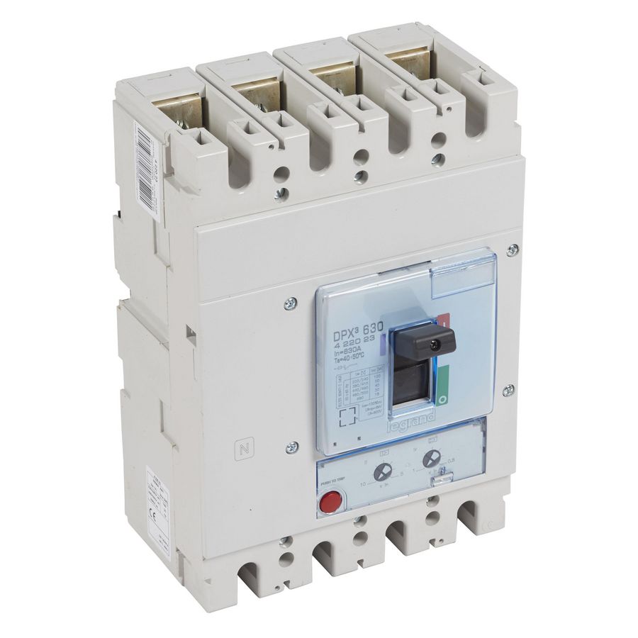 Vermogensschakelaar 630 Thermomagn. 630A 4-polig 50kA DPX3