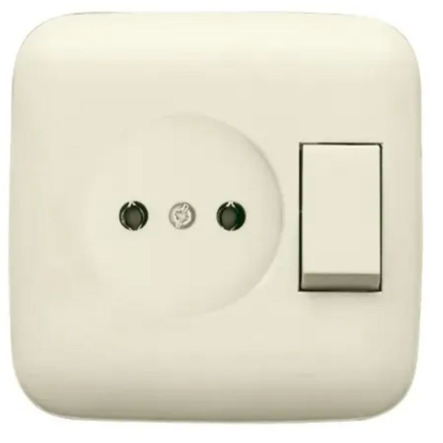 Combinatie schakelaar wissel vpl inb SI creme