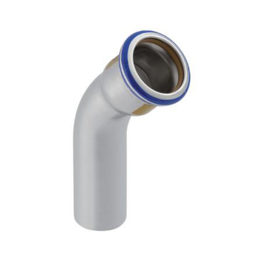 Insteekbocht 45° MAPRESS RVS GAS spie x pers 42mm