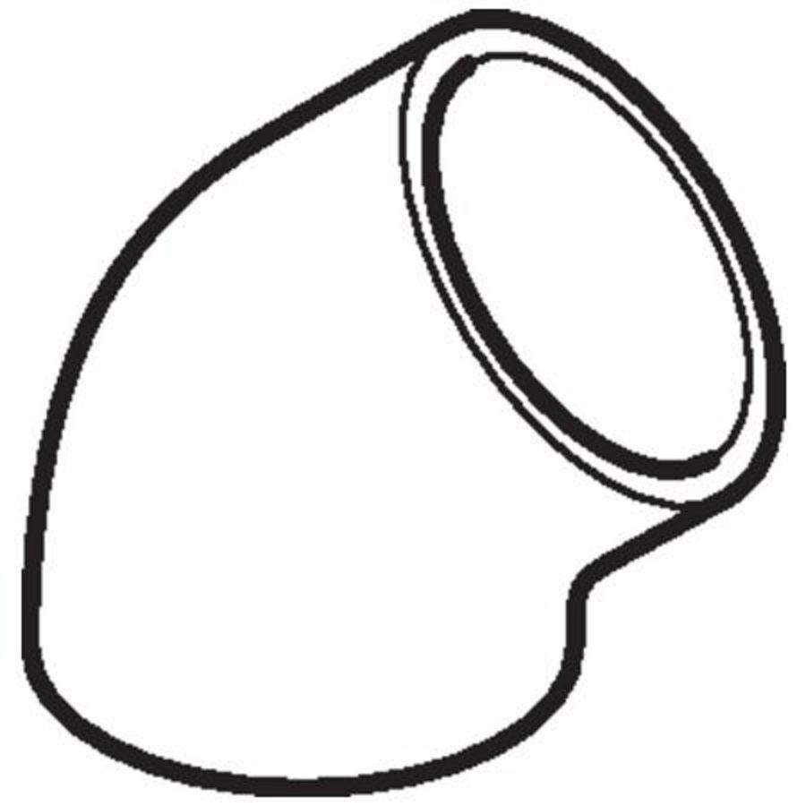 Polyethyleen (PE) bocht 45° 50mm