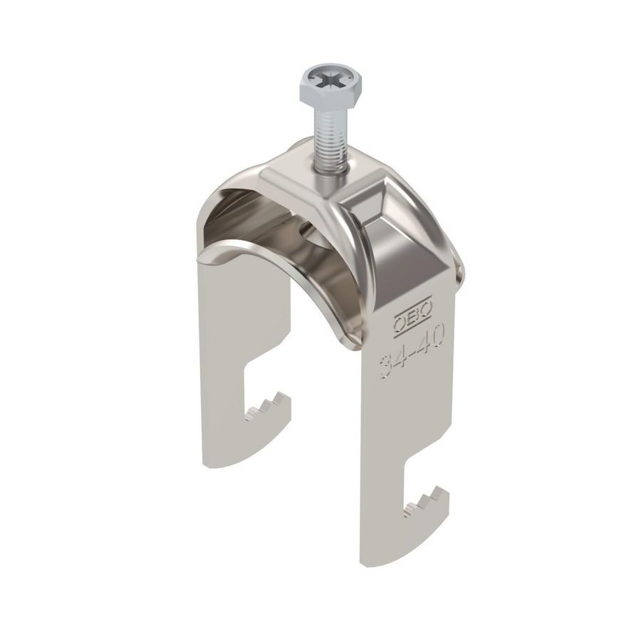 Beugelklem 2056 34-40mm rvs A2 1.4301 blank 1187532 VVE=100