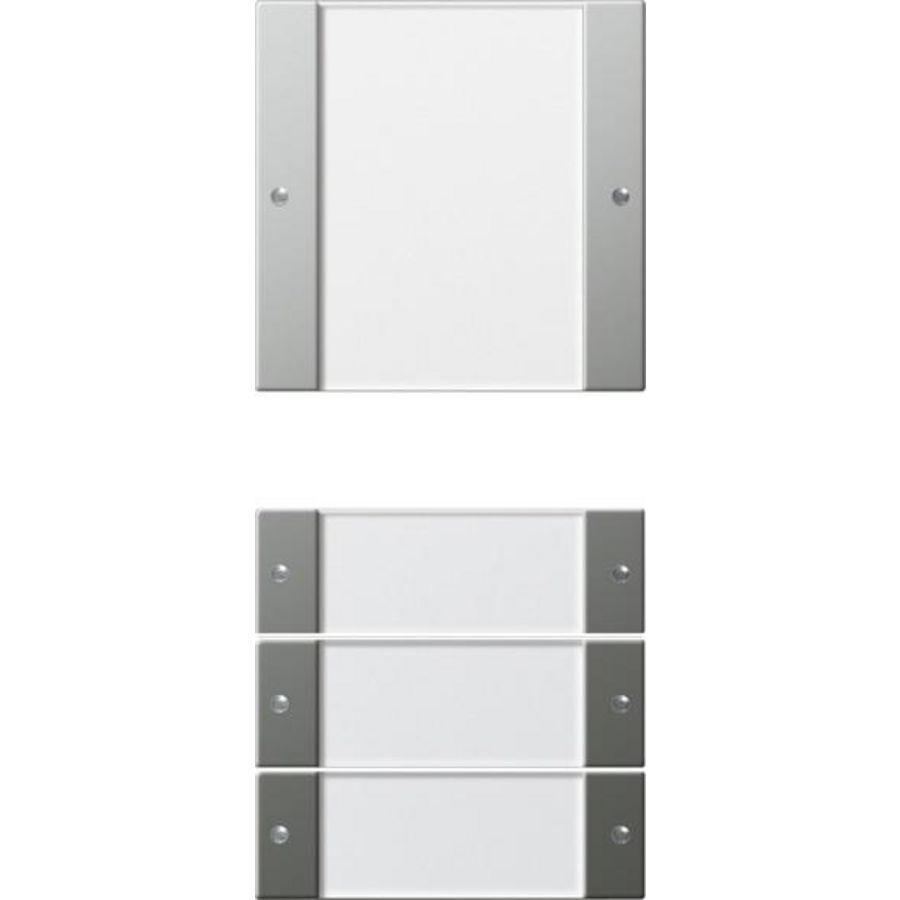 Wippenset 4-voudig (1+3) TK System 55 clear/edelstaal