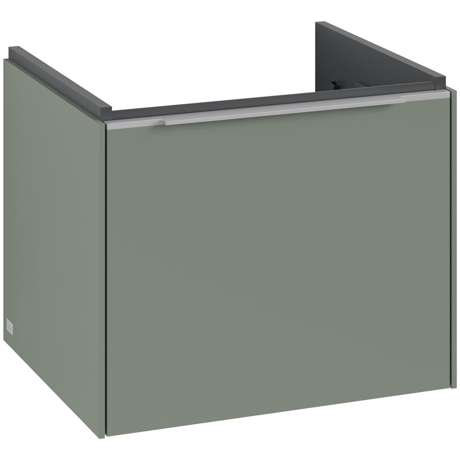 Wastafelonderkastkast SUBWAY 3.0 523x429x447,5mm Soft Green C57900AF greep alu. glans
