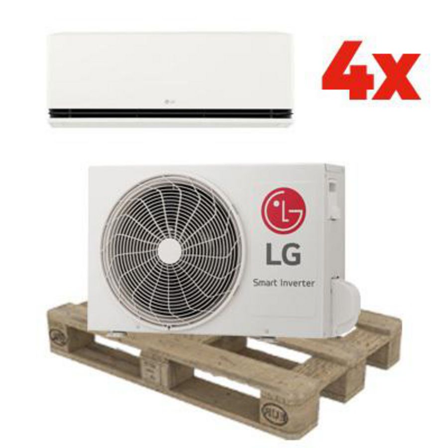 PROMO Pallet a 4st. LG AI Air Deluxe 7.0kw airco set  (H24S1DA.NS1 + H24S1DA.U24)