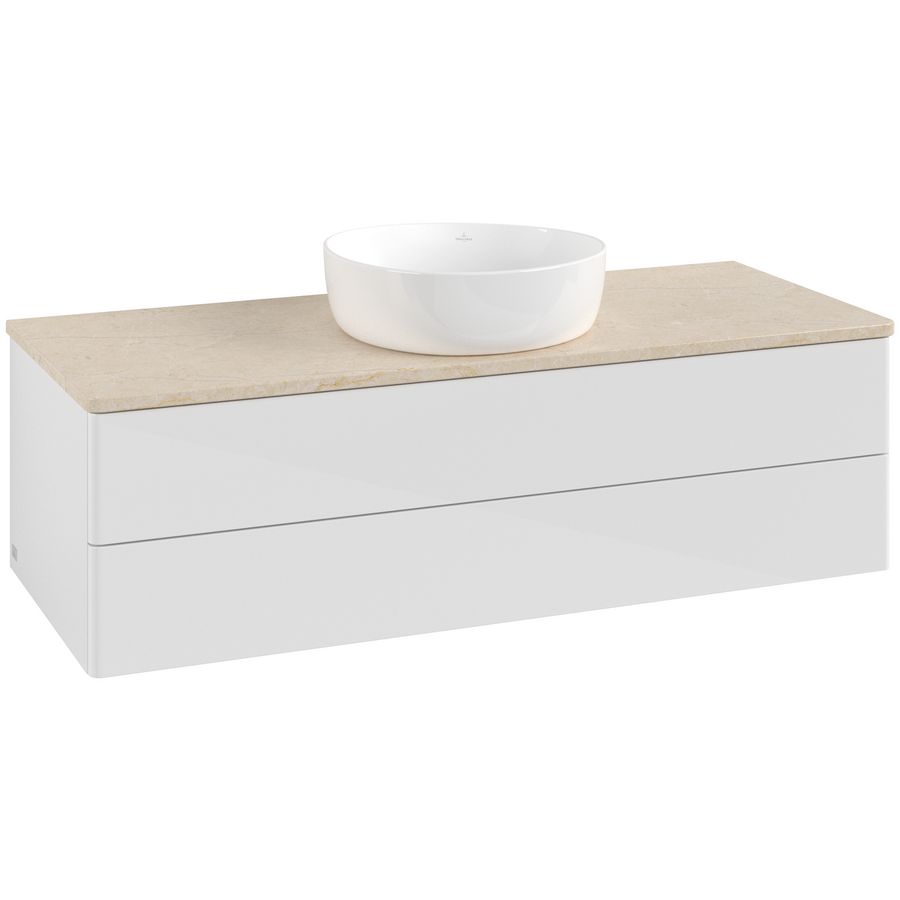 Wastafelonderkast Antao 1200x360x500mm G.White.L K21013GF