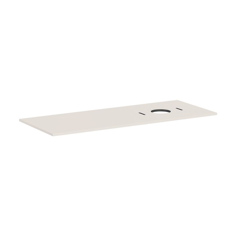 Console Xilesa E 1375/550 met uitsparing  rechts waskom z. kraangat SMB