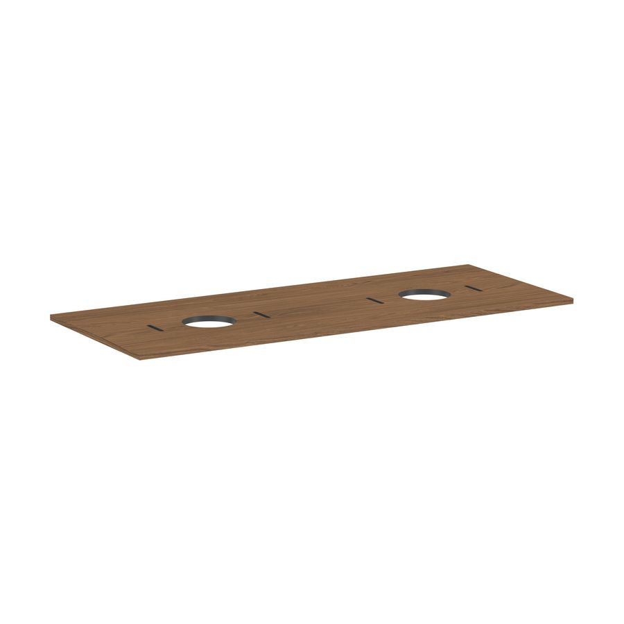 Console Xilesa E 1375/550 2 uitsparingen waskom z. kraangat CAO
