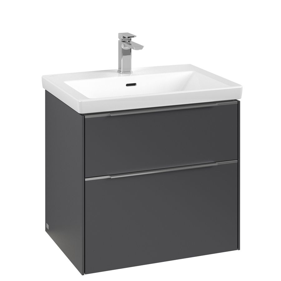 Wastafelonderkast Subway 3.0 622x576x478mm Graphite C576L0VR