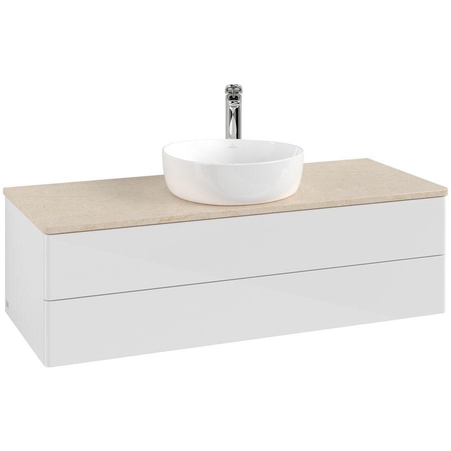 Wastafelonderkast Antao 1200x360x500mm G.White.L K21053GF