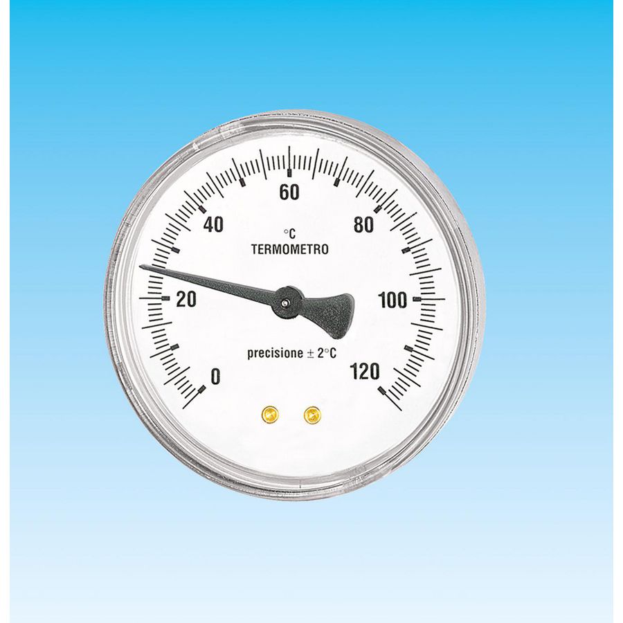 Thermometer FR801 TB DN100 Ax 1/2 bimet. 100mm 0-60gr.C