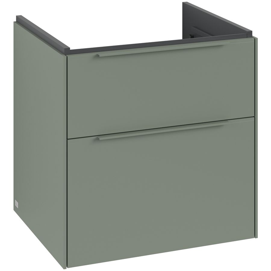 Wastafelonderkastkast SUBWAY 3.0 572x576x478mm Soft Green C578L2AF greep monochroom