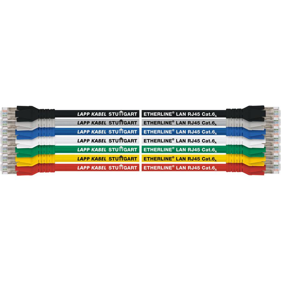 ETHERLINE LAN Cat.6A RJ45 1,0 BK