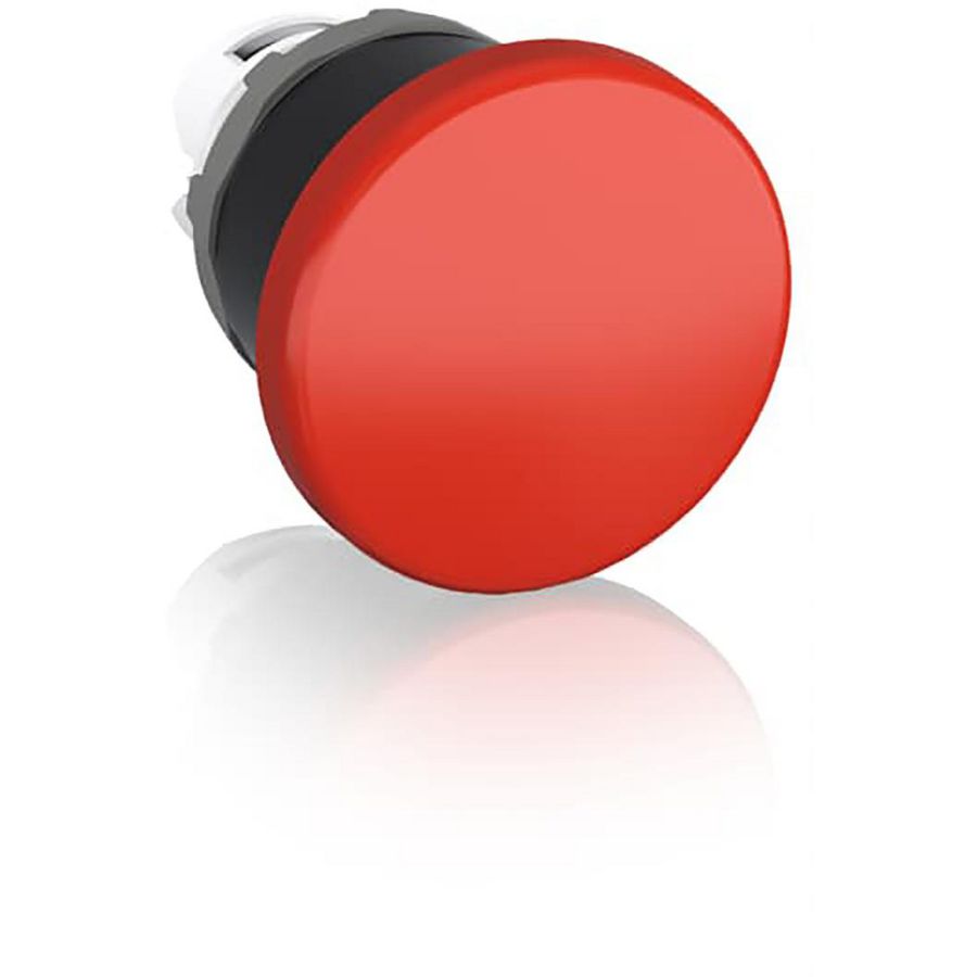 Paddestoel terugverend 40mm rood