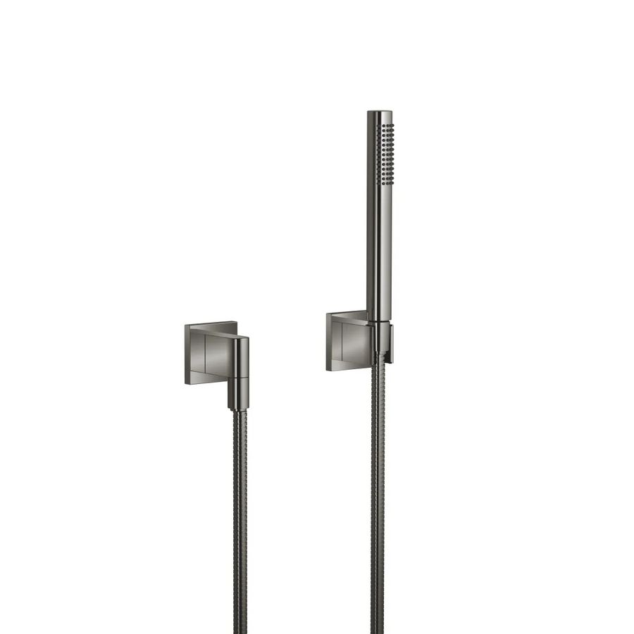 Douchegarnituur rozetten FlowReduce Dark Chrome