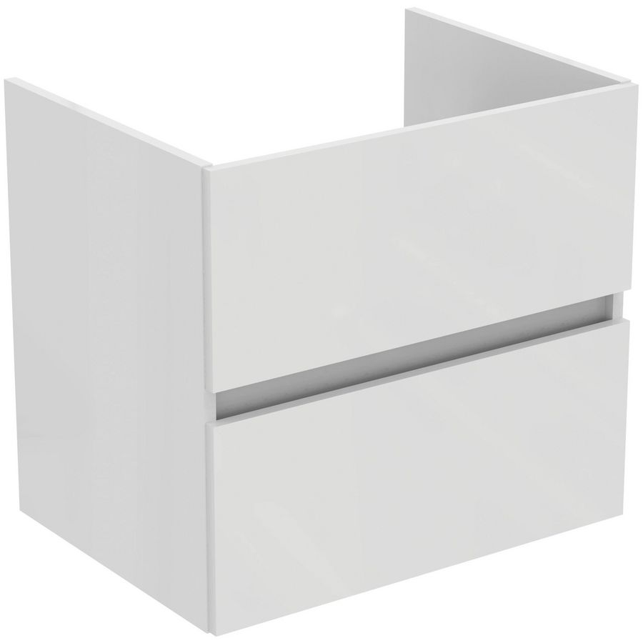 Wastafelmeubel TIEMPO 60x44cm 2x la wit
