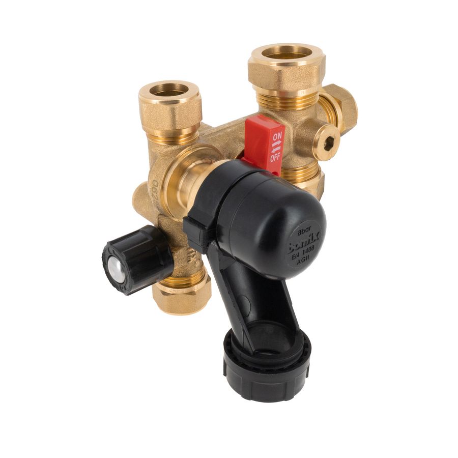 PROMO Inlaatvulcombinatie 15x22mm knel 52810 telescopisch tussendeel  (52810)